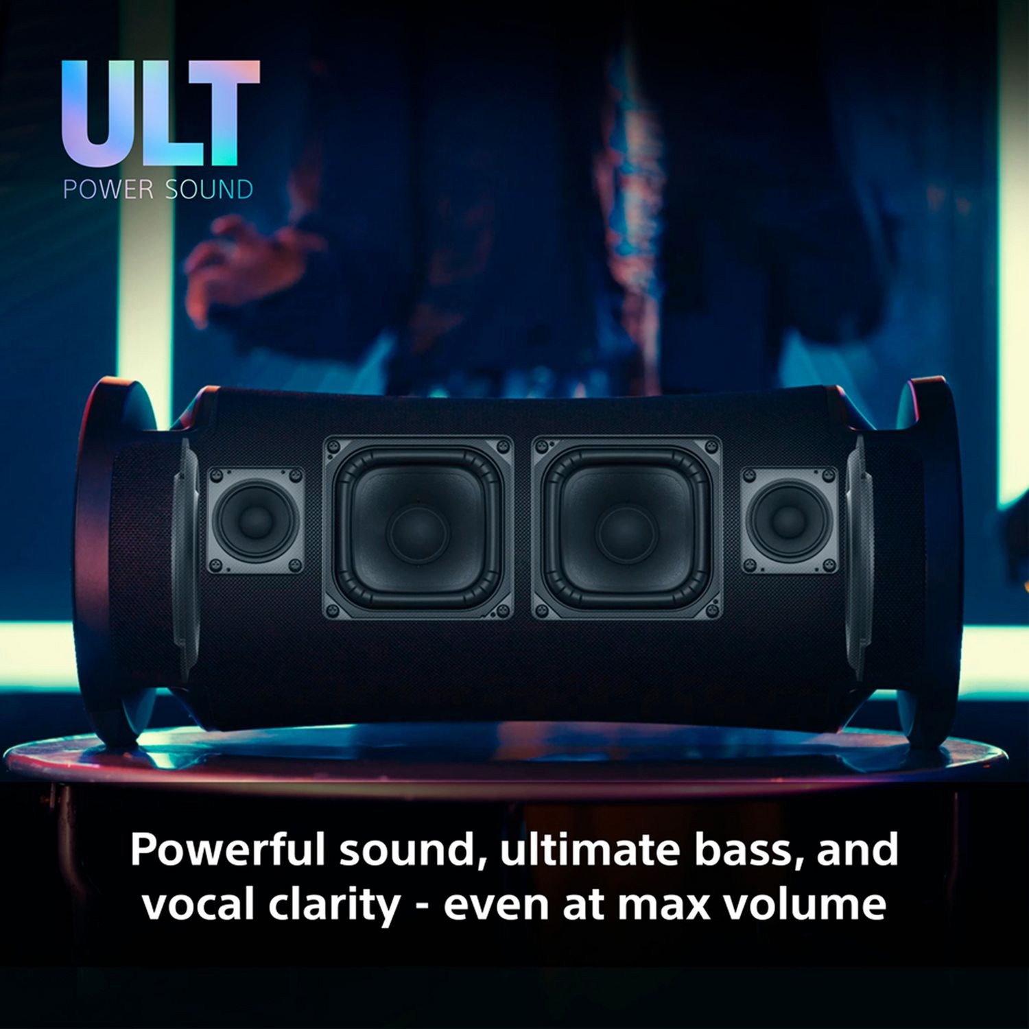 Sony ULT Field 7 portable Bluetooth party speaker black (British brand)