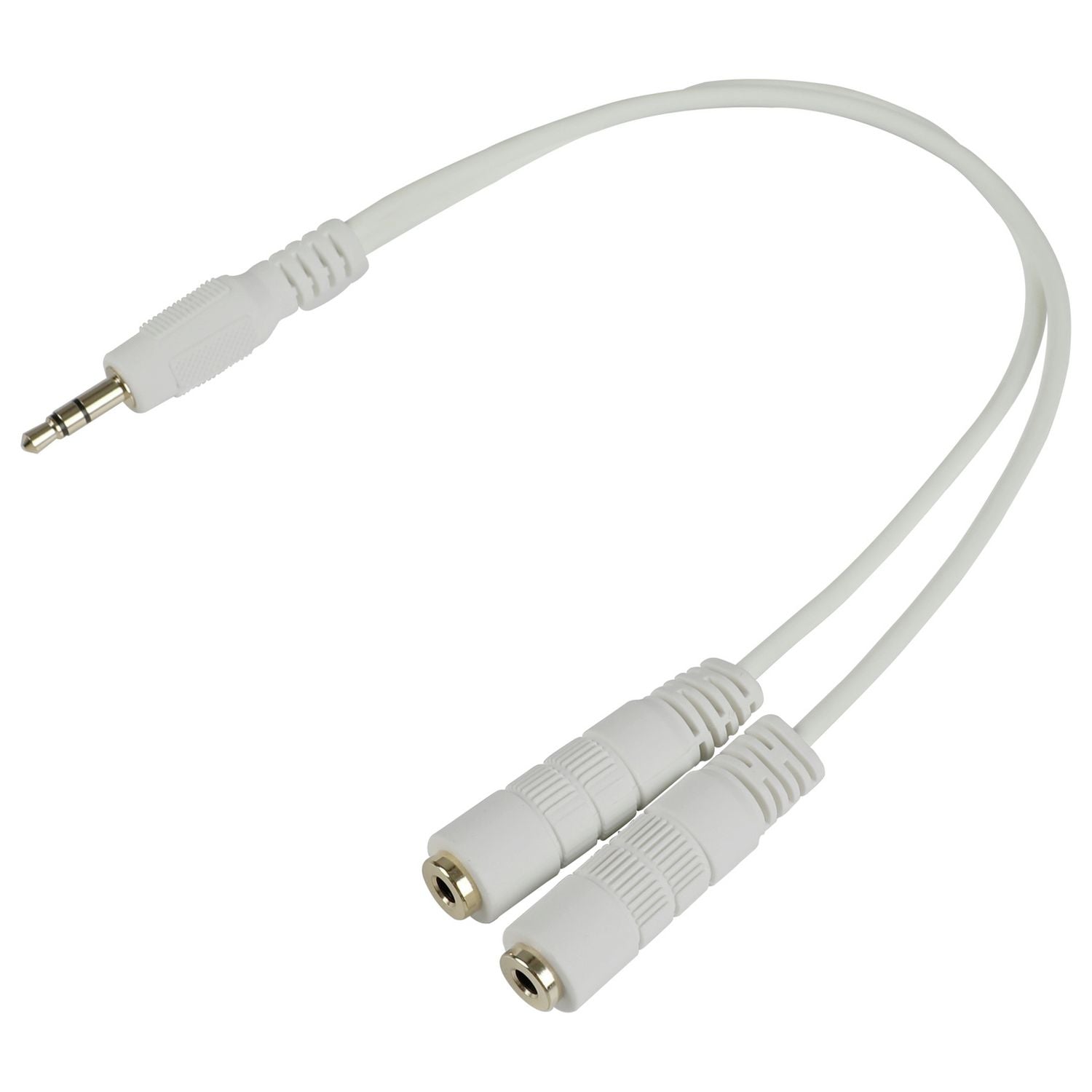 Headphone splitter white 3.5mm audio accessory - British product
