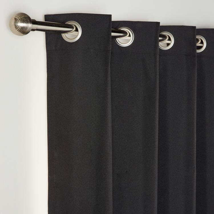 Habitat blackout curtains charcoal grey 117x137cm - British product