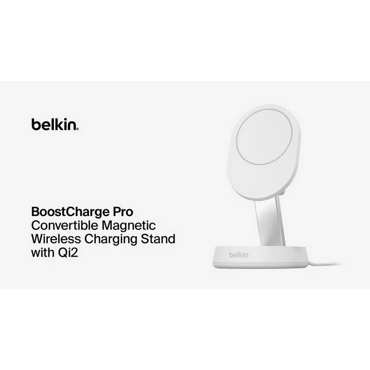 Belkin MagSafe compatible folding Qi2 wireless charger (British brand)