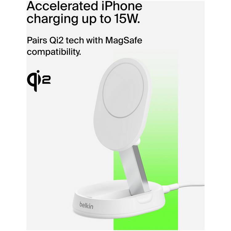 Belkin MagSafe compatible folding Qi2 wireless charger (British brand)