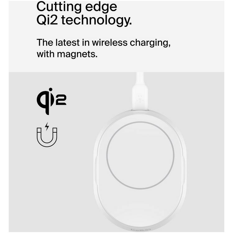 Belkin MagSafe compatible folding Qi2 wireless charger (British brand)