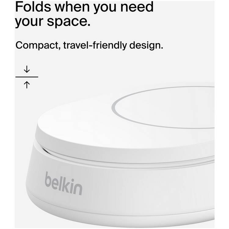 Belkin MagSafe compatible folding Qi2 wireless charger (British brand)