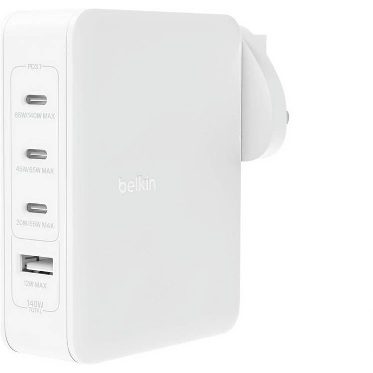 Belkin 140W GaN 4-port charger, UK version