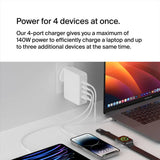 Belkin 140W GaN 4-port charger, UK version