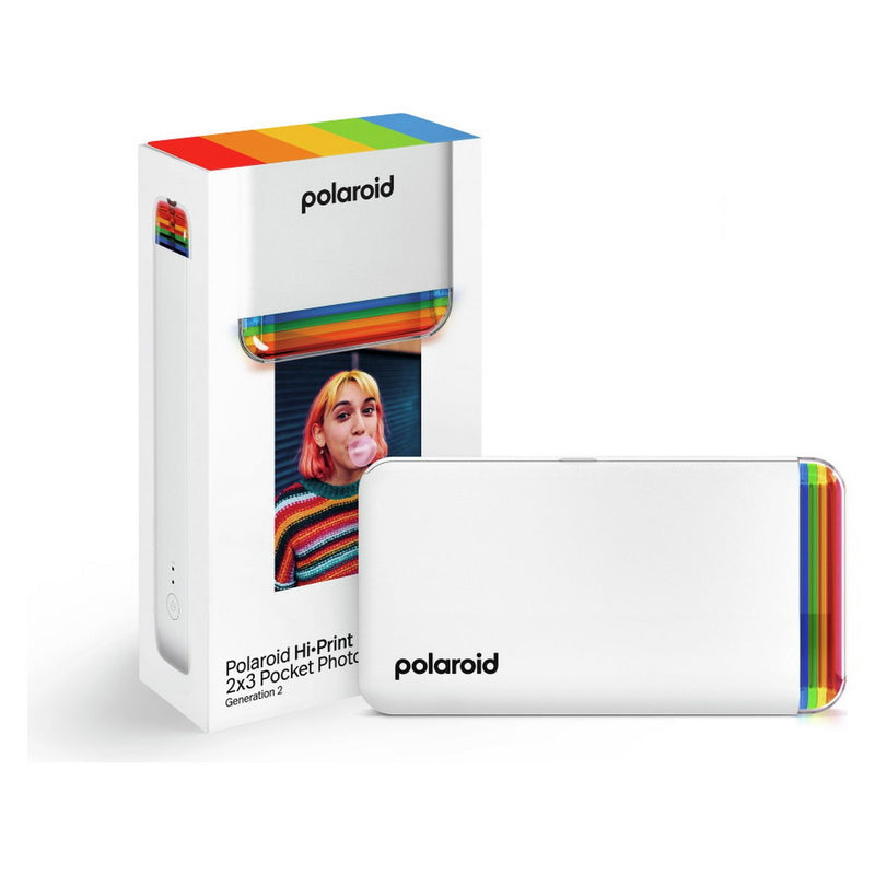 Polaroid Hi-Print 2x3 Gen 2 pocket photo printer white (British brand)