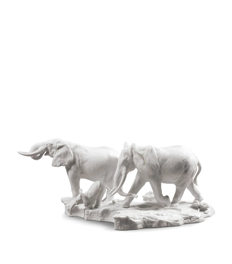 Lladró porcelain African Savannah sculpture, UK version