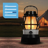 Streetwize camping lantern with flame LED (British brand)