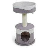 Petface fleece cat hide scratch post H73cm, imported from the UK