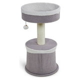 Petface fleece cat hide scratch post H73cm, imported from the UK