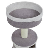 Petface fleece cat hide scratch post H73cm, imported from the UK
