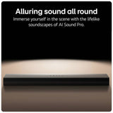 LG US40T 2.1ch Bluetooth soundbar with wireless subwoofer, imported from the UK