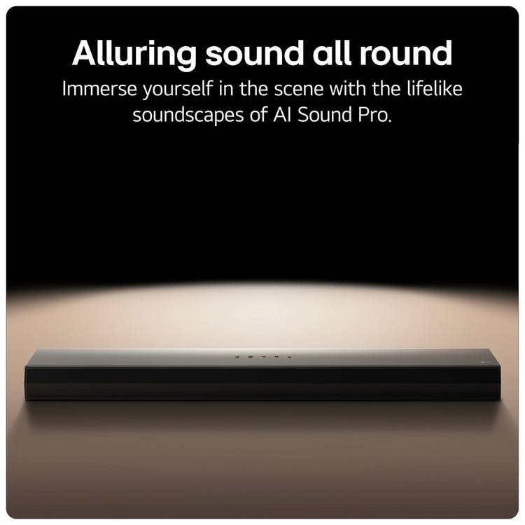 LG US60T 3.1Ch Bluetooth soundbar with wireless subwoofer - British product