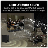 LG US60T 3.1Ch Bluetooth soundbar with wireless subwoofer - British product