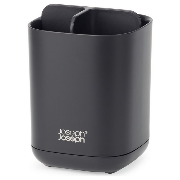 Joseph Joseph Easystore toothbrush caddy in black (British brand)