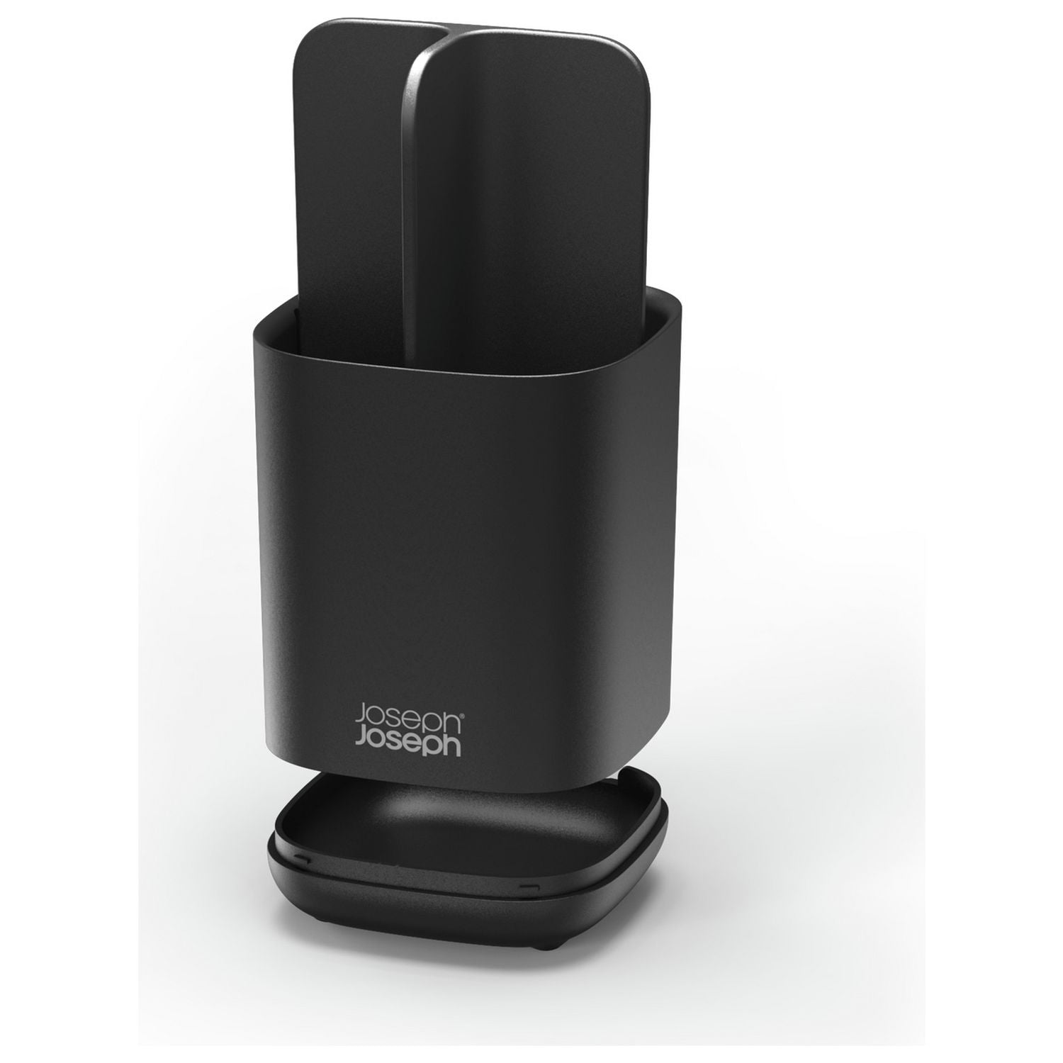 Joseph Joseph Easystore toothbrush caddy in black (British brand)