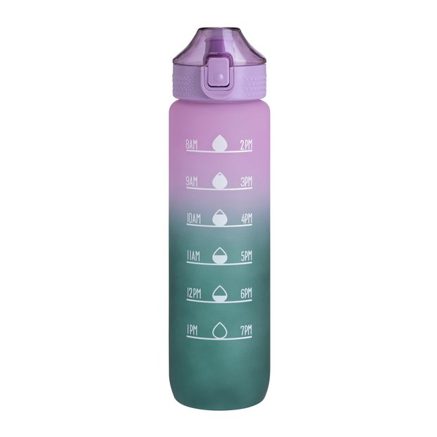 Home lilac ombre tracker sipper water bottle 1 litre (British brand)