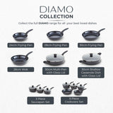 Tower Diamo 30cm lidded saute pan, UK version