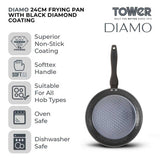 Tower Diamo non-stick fry pan 24cm, UK version