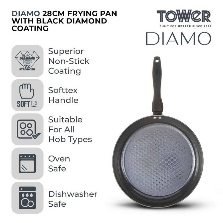 Tower Diamo frying pan 28cm (British brand)