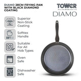 Tower Diamo frying pan 28cm (British brand)