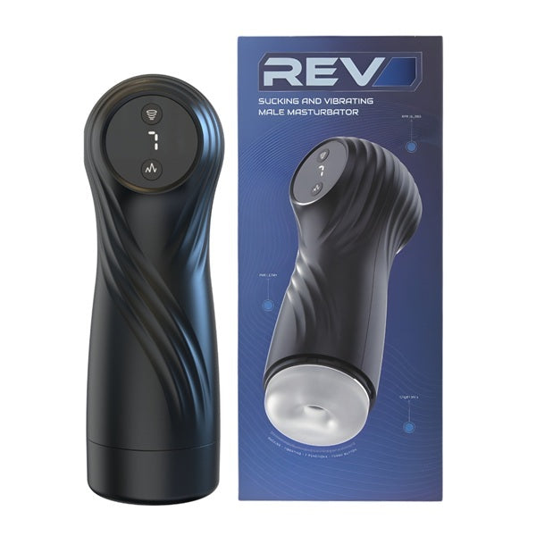 Loving Joy Rev sucking vibrating male masturbator (British brand)