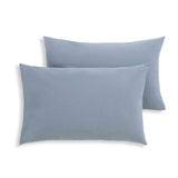 Habitat Cotton Rich Pillowcase Pair Denim Blue GOODS Sainsburys   