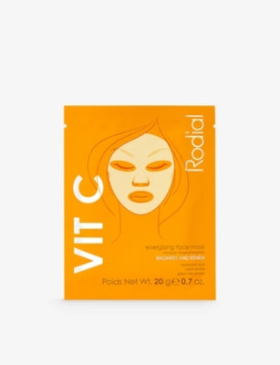 Rodial Vit C Cellulose Face Mask, imported from the UK