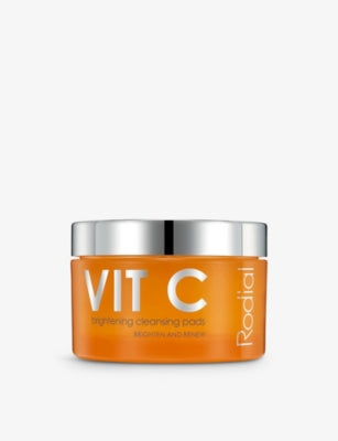 Rodial vitamin C brightening cleansing pads for all skin types (British brand)