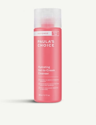 Paula's Choice Defense hydrating gel-to-cream cleanser 200ml (British brand)