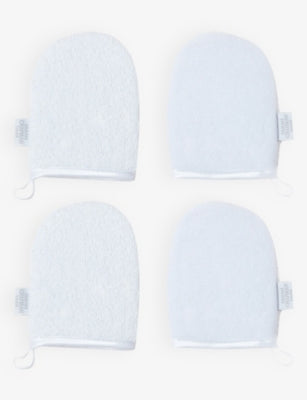Sarah Chapman professional cleansing mitts pack of 4 (British brand)