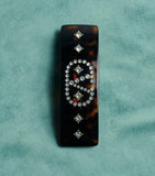 Valentino Garavani crystal-embellished VLogo hair clip - British product
