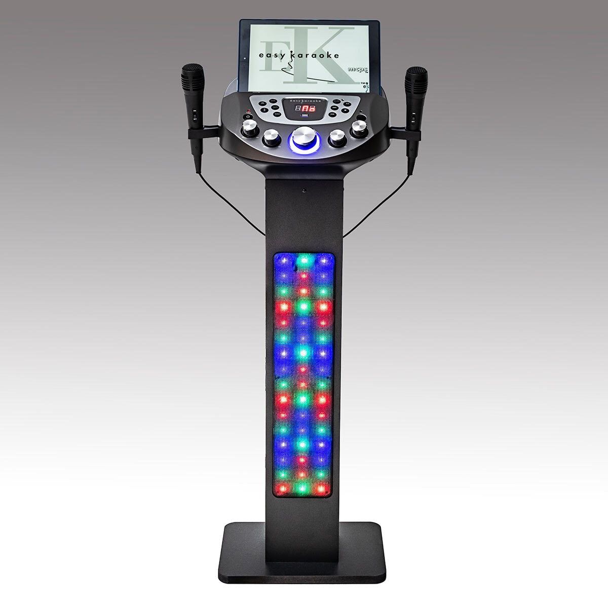 Easy Karaoke Smart Bluetooth Pedestal Karaoke System, with LED Lights, Disco Ball and Speakers, EKS828BT GOODS Costco UK