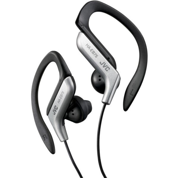 سماعات JVC الرياضية المقاومة للعرق داخل الأذن فضي (علامة تجارية بريطانية)