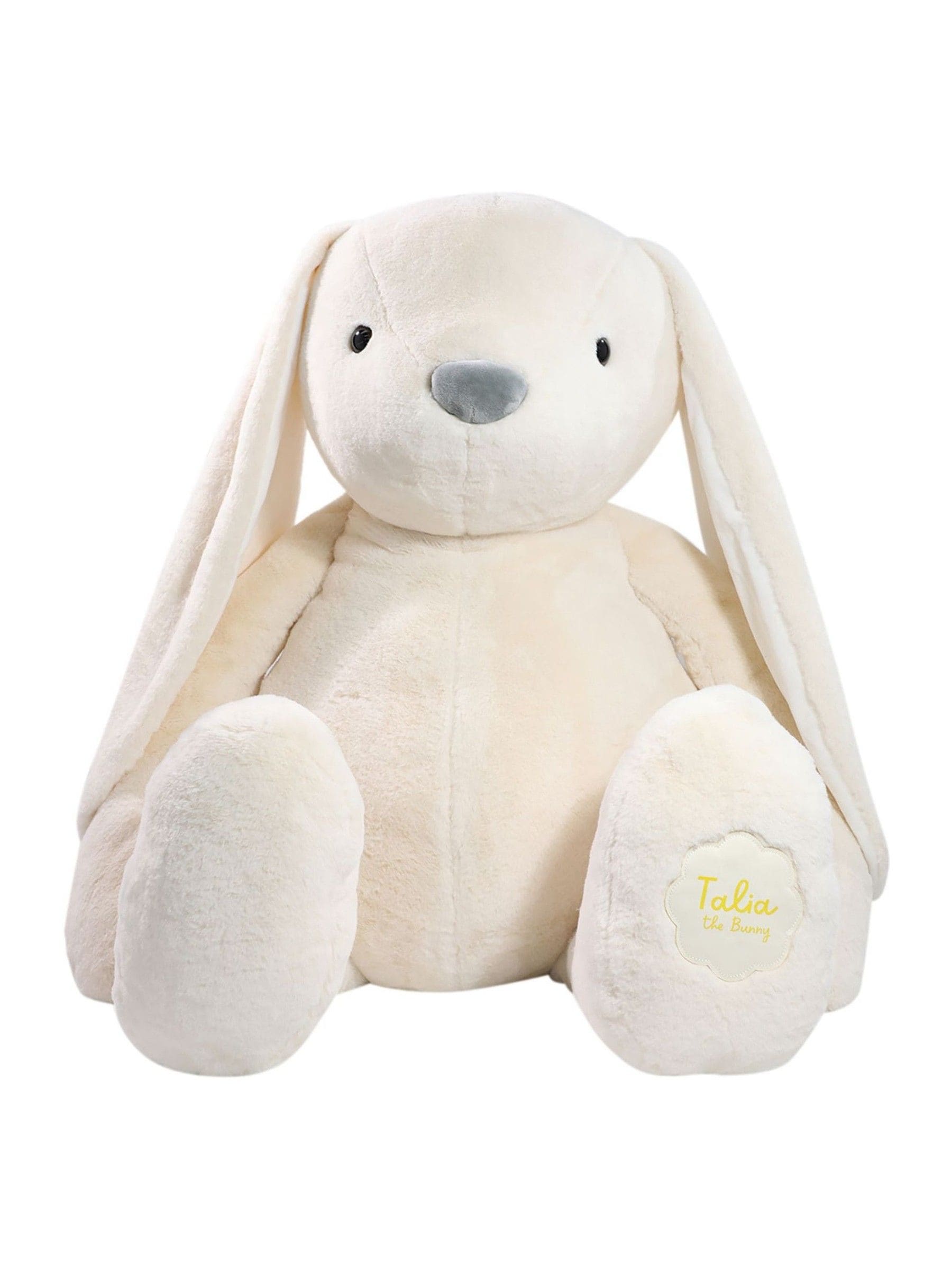 Widdop Talia cream plush big bunny toy 50cm, imported from the UK