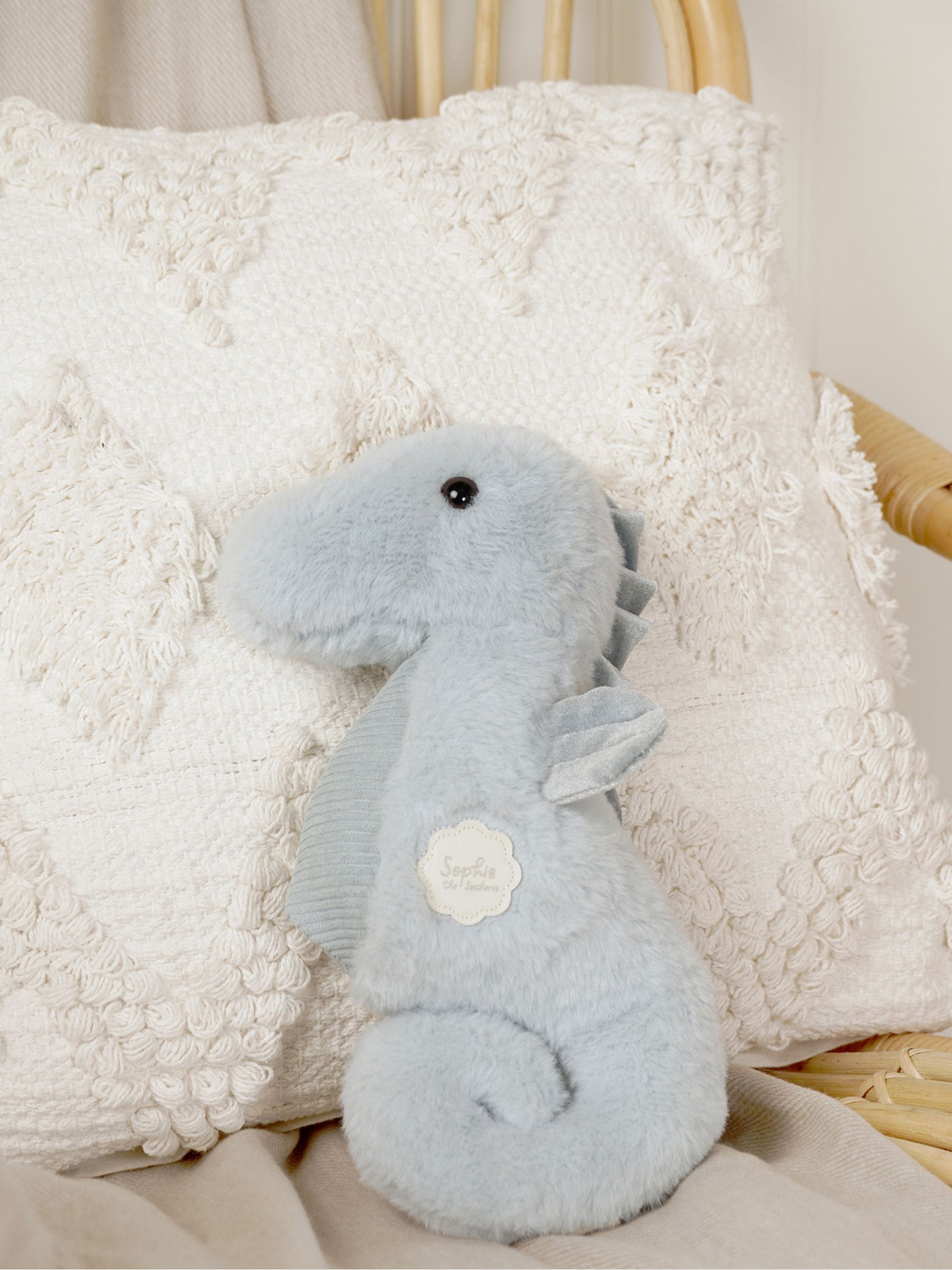Widdop Talia cream plush big bunny toy 50cm, imported from the UK