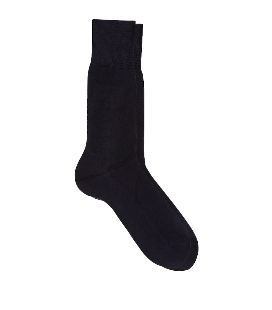 Falke nr. 9 Fil D'Ecosse sokker ren egyptisk bomull - Britisk produkt