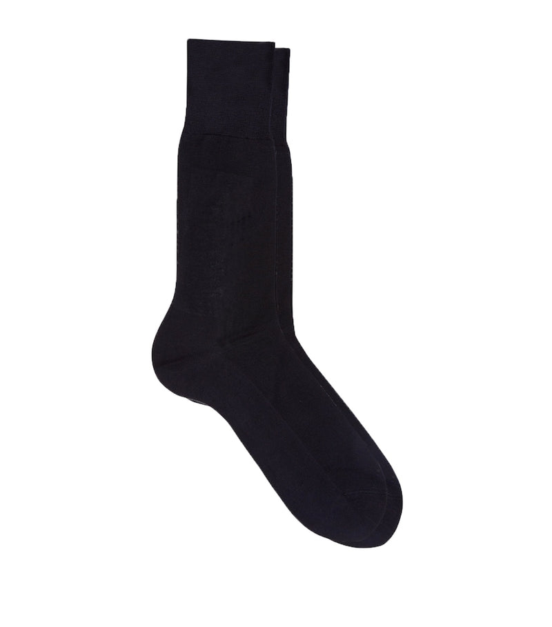 Falke nr. 9 Fil D'Ecosse sokker ren egyptisk bomull - Britisk produkt