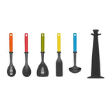 Joseph Joseph Duo Colour Utensil Carousel Set   5 per pack