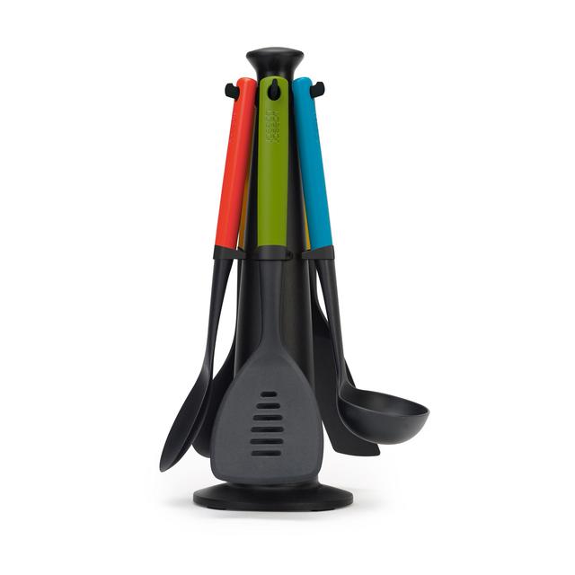 Joseph Joseph Duo Colour Utensil Carousel Set   5 per pack