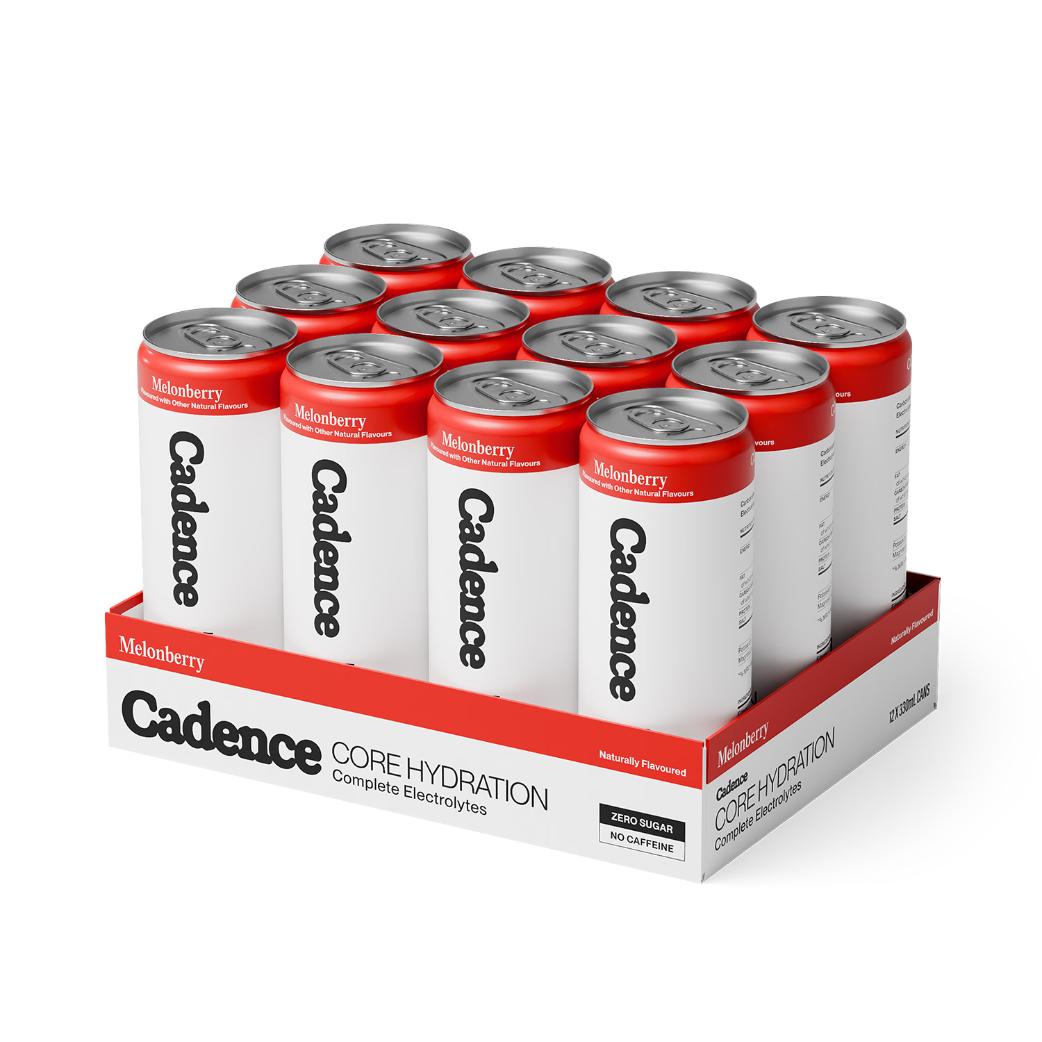 Cadence electrolyte drink Melonberry 330ml, imported from the UK