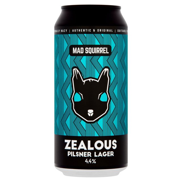 Mad Squirrel Zealous Pilsner   440ml GOODS M&S   