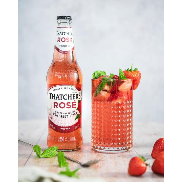 Thatchers Rose Cider   4 x 440ml GOODS M&S   