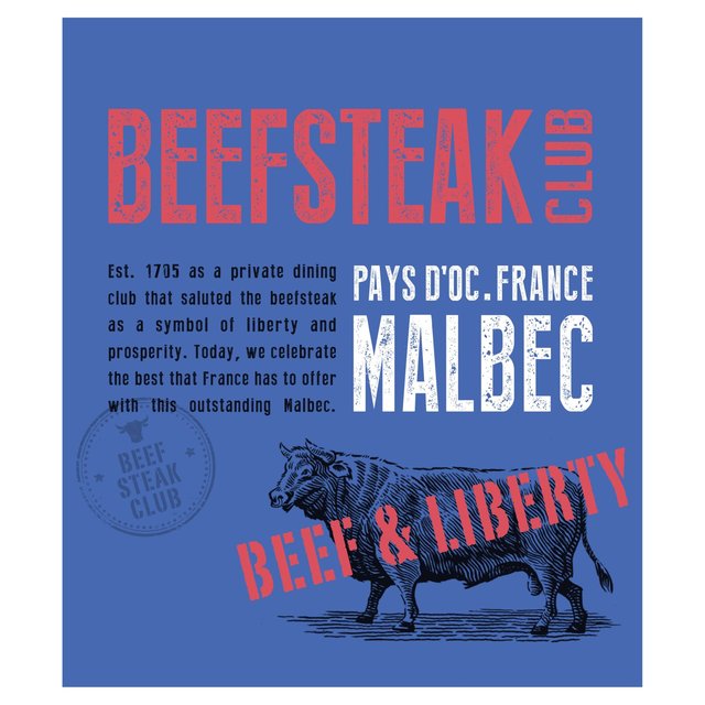 Beefsteak Club Vin de France Malbec   75cl GOODS M&S   