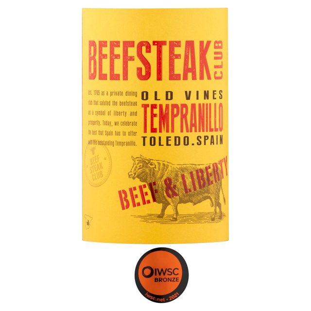 Beefsteak Club Tempranillo   75cl GOODS M&S   