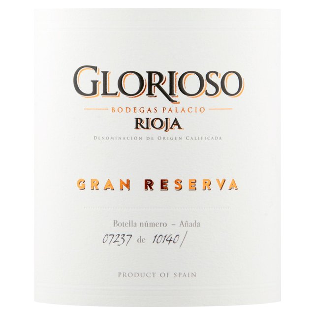 Bodegas Palacio Glorioso Gran Reserva   75cl GOODS M&S   