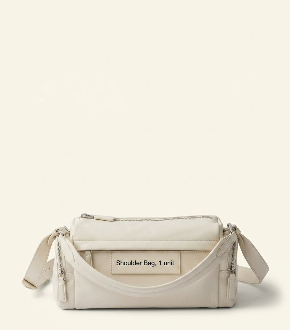 Prada leather rectangle cross-body bag, imported from the UK