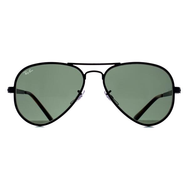 Ray-Ban Aviator Max black green sunglasses, imported from the UK