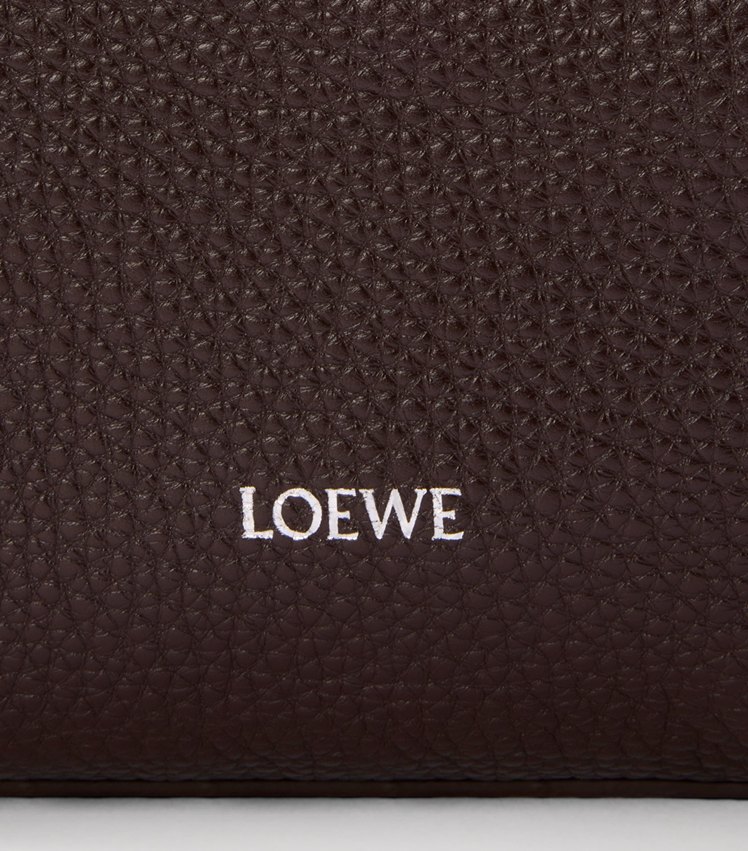 LOEWE Cubi cross-body bag in grained calf leather (British brand)