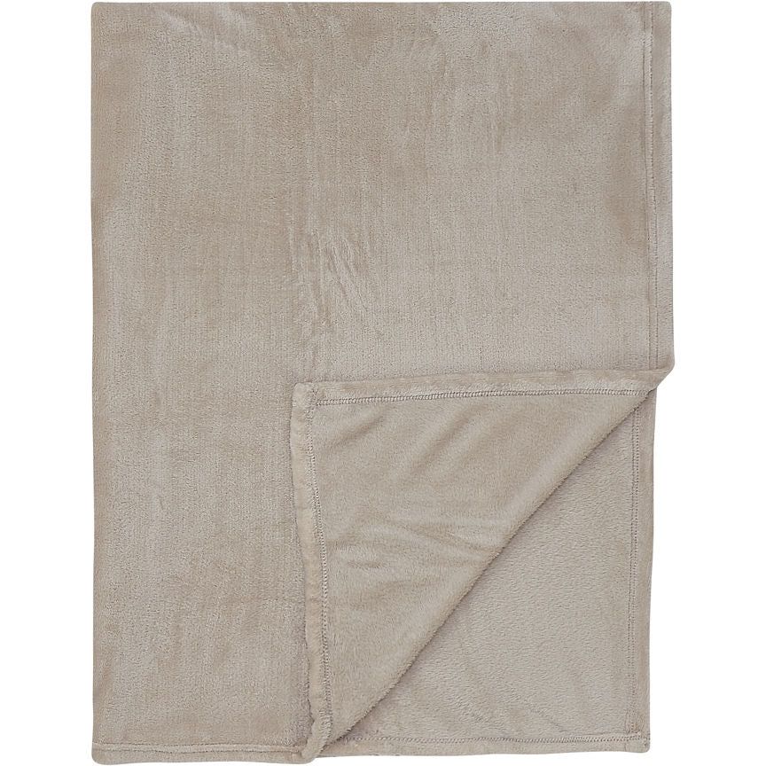 George Home Grey Super Soft Throw General Household ASDA   